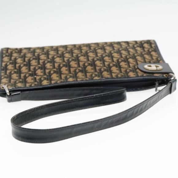 DIOR Trotter Canvas Shoulder Bag Navy - Picture 7 of 12